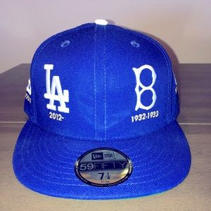 Hat Club New Era 59FIFTY LA Dodgers Logo Timeline